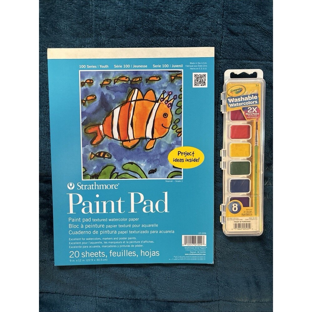 Paint Pad Watercolor Bundle Strathmore (27-209 100 Series Youth 9x12